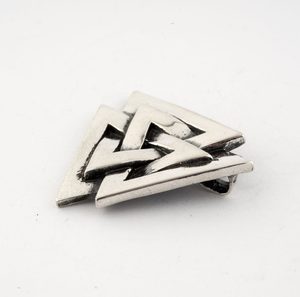 VALKNUT, STŘÍBRNÝ VIKINSKÝ STŘÍBRNÝ PŘÍVĚSEK, AG 925 - PŘÍVĚSKY - STŘÍBRNÉ ŠPERKY