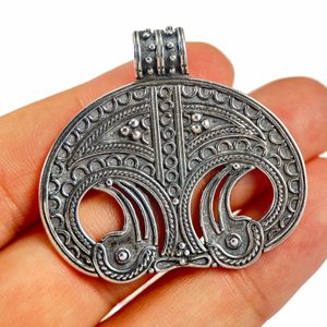 VIKINSKÁ LUNETA, STŘÍBRNÝ PŘÍVĚSEK, AG 925, 13G - PŘÍVĚSKY - STŘÍBRNÉ ŠPERKY