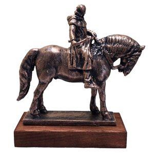 JAN ŽIŽKA NA KONI, MINIATURA - SLOVANÉ, ČECHY, MORAVA - HOME DECOR