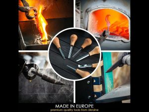 SADA ŘEZBÁŘSKÝCH DLÁT DO DLANĚ SC05 - ŘEZBÁŘSKÁ DLÁTA - TÁBOŘENÍ A ŘEMESLA