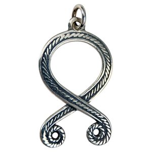 TROLLÍ KŘÍŽ, RUNA OTHALA, STŘÍBRNÝ PŘÍVĚSEK, AG 925 - PŘÍVĚSKY - STŘÍBRNÉ ŠPERKY