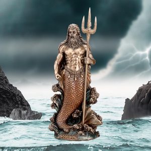 BŮH MOŘE POSEIDON - FIGURKA 18,5 CM - FIGURKY - HOME DECOR