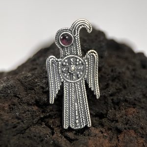 ANGLO-SASKÁ ORLICE, RANĚ STŘEDOVĚKÝ STŘÍBRNÝ PŘÍVĚSEK, AG 925 - PŘÍVĚSKY - STŘÍBRNÉ ŠPERKY