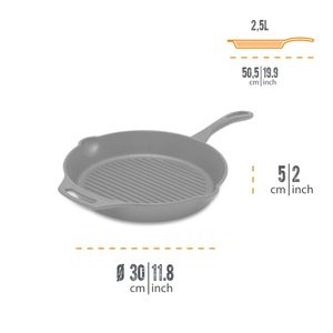 GRILOVACÍ LITINOVÁ PÁNEV S RUKOJETÍ GP30 PETROMAX - OSTATNÍ BUSHCRAFT VÝROBKY - TÁBOŘENÍ A ŘEMESLA