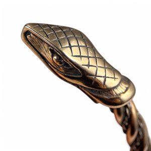 JÖRMUNGANDR, VIKINGSKÝ HAD, NÁRAMEK, BRONZ - NÁRAMKY - ŠPERKY