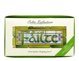 FÁILTE, IRSKÁ CEDULE VÍTEJ, SKLO - CEDULE - HOME DECOR