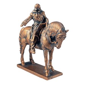 JAN ŽIŽKA NA KONI, MINIATURA - SLOVANÉ, ČECHY, MORAVA - HOME DECOR