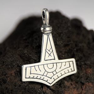 THOROVO KLADIVO Z GOTLANDU, STŘÍBRNÝ PŘÍVĚSEK, AG 925 - PŘÍVĚSKY - STŘÍBRNÉ ŠPERKY