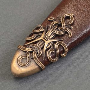 VIKINGSKÝ MEČ, DYBÄCK, ŠVÉDSKO S KOŽENOU POCHVOU - VIKINSKÉ MEČE - ZBRANĚ