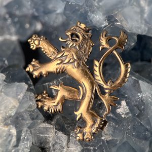 ČESKÝ LEV VE SKOKU, BRONZOVÝ PŘÍVĚŠEK - PŘÍVĚSKY - ŠPERKY