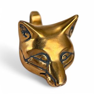 LIŠKA, LIŠČÍ HLAVA, PŘÍVĚŠEK, BRONZ - PŘÍVĚSKY - ŠPERKY