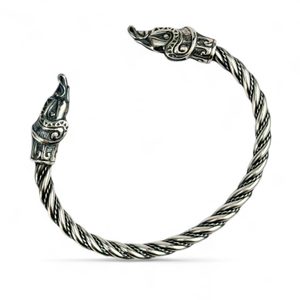 MIDGARDSORMR, VIKINGSKÝ STŘÍBRNÝ NÁRAMEK, AG 925 - NÁRAMKY - STŘÍBRNÉ ŠPERKY