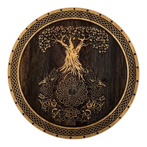 STROM ŽIVOTA, DŘEVĚNÝ NÁSTĚNNÝ OBRAZ 32CM - DŘEVĚNÉ OBRAZY - HOME DECOR