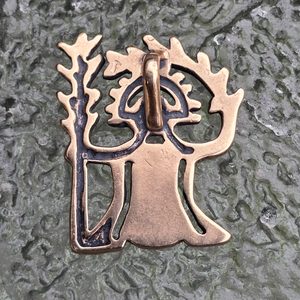 AKKA, SÁMSKÁ BOHYNĚ PLODNOSTI, PŘÍVĚŠEK BRONZ - PŘÍVĚSKY - ŠPERKY