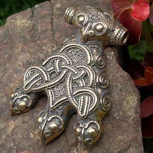 HAVRANÍ THOROVO KLADIVO, HEDEBY, HAITHABU, REPLIKA, BRONZ - PŘÍVĚSKY - ŠPERKY