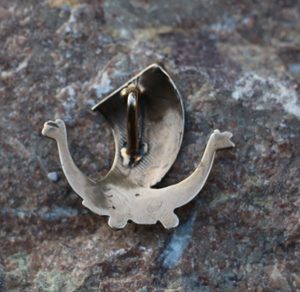 DRAKKAR, VIKINSKÁ LOĎ, AMULET, BRONZ - PŘÍVĚSKY - ŠPERKY