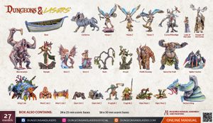 DUNGEONS & LASERS: FANTASY MINIATURES SET - EVEN MORE COMPANIONS FOR YOUR ADVENTURE! - ARCHON STUDIO - HRY A KNIHY