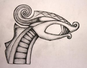 DREKI, STŘÍBRNÝ PŘÍVĚSEK - VIKINGOVÉ, AG 925, 12G - PŘÍVĚSKY - STŘÍBRNÉ ŠPERKY