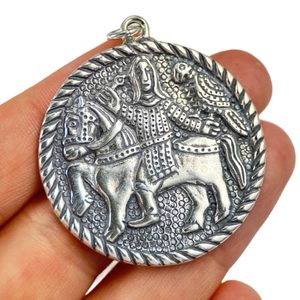SOKOLNÍK VELKÁ MORAVA STŘÍBRNÝ PŘÍVĚSEK, AG 925 15G - PŘÍVĚSKY - STŘÍBRNÉ ŠPERKY