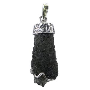 Sterling Silver Pendant with Moldavite, Ag 925