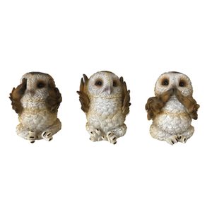 TŘI SOVY - FIGURKY - FIGURKY - HOME DECOR