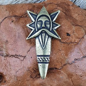 PERUN, SLOVANSKÝ BŮH, PŘÍVĚŠEK, ZINEK STAROMOSAZ - SLOVANSKÉ AMULETY - ŠPERKY
