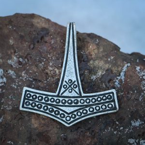 THOROVO KLADIVO, DÁNSKO, ROMERSDAL, MALÉ, ZINEK, STAROSTŘÍBRO - VIKINGSKÉ AMULETY - ŠPERKY