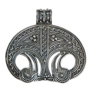 VIKINSKÁ LUNETA, STŘÍBRNÝ PŘÍVĚSEK, AG 925, 13G - PŘÍVĚSKY - STŘÍBRNÉ ŠPERKY