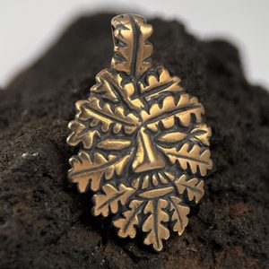 ZELENÝ MUŽ, PŘÍVĚSEK, BRONZ - PŘÍVĚSKY - ŠPERKY