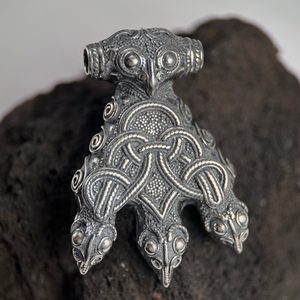 THOROVO KLADIVO PAŘÁT, STŘÍBRNÝ PŘÍVĚSEK, AG 925, 17G - PŘÍVĚSKY - STŘÍBRNÉ ŠPERKY