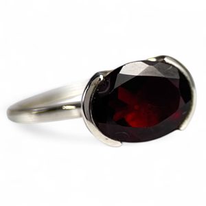 VESUVIO, PRSTEN, GRANÁT STŘÍBRO 925/1000 - PRSTENY - STŘÍBRNÉ ŠPERKY