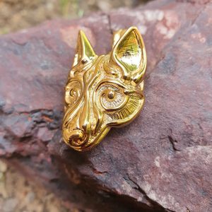 VLK FENRIR VIKINGSKÝ PŘÍVĚŠEK - POZLACENO - POZLACENÉ ŠPERKY - ŠPERKY
