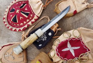 UTAMI, SÁMSKÝ KOVANÝ NŮŽ - NOŽE PRO BUSHCRAFT - TÁBOŘENÍ A ŘEMESLA