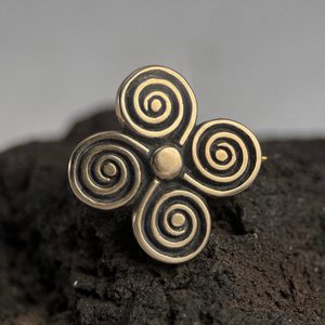 SLUNEČNÍ BROŽ, DOBA HALŠTATSKÁ - BROŽE A KNOFLÍKY - ŠPERKY