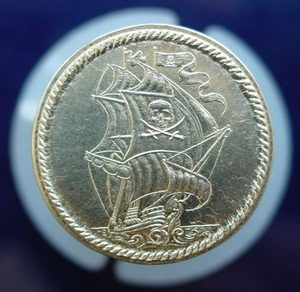 NÁMOŘNICKÁ PIRÁTSKÁ MINCE - AZTEC - STŘEDOVĚK AŽ RENESANCE, MINCE - KOVÁŘSTVÍ A MINCE