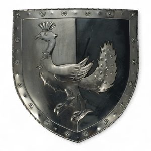 PÁV, STŘEDOVĚKÝ DEKORAČNÍ ŠTÍT - DEKORATIVNÍ ŠTÍTY - ZBROJE