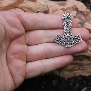 MJÖLNIR THOROVO KLADIVO BRONZOVÝ PŘÍVĚŠEK - PŘÍVĚSKY - ŠPERKY
