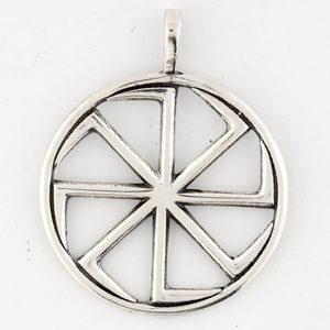 KOLOVRAT, STŘÍBRNÝ SLOVANSKÝ AMULET S PEVNÝM OČKEM, AG 925 - PŘÍVĚSKY{% if kategorie.adresa_nazvy[0] != zbozi.kategorie.nazev %} - STŘÍBRNÉ ŠPERKY, ZLATÉ{% endif %}