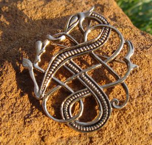BROŽ VIKING, BRONZ, STYL URNES - BROŽE A KNOFLÍKY - ŠPERKY