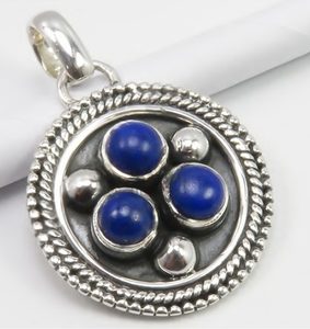 OCTAVIA, STŘÍBRNÝ PŘÍVĚSEK, LAPIS LAZULI AG 925/1000 - PŘÍVĚSKY - STŘÍBRNÉ ŠPERKY
