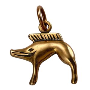 KELTSKÝ KANEC, NEUVY-EN-SULLIAS, PŘÍVĚŠEK BRONZ - PŘÍVĚSKY - ŠPERKY