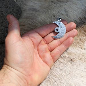 LUNA STŘÍBRNÝ PŘÍVĚSEK S AMETYSTEM, AG 925, 11G - PŘÍVĚSKY - STŘÍBRNÉ ŠPERKY