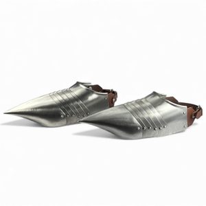 PLÁTOVÉ BOTY TZV. ŽEHLIČKY, LEŠTĚNÉ, 1.5 MM - OSTATNÍ ČÁSTI ZBROJE - ZBROJE