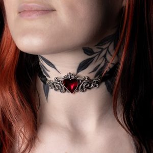 BETROTHAL CHOKER, NÁHRDELNÍK, ALCHEMY GOTHIC - NÁHRDELNÍKY - ŠPERKY