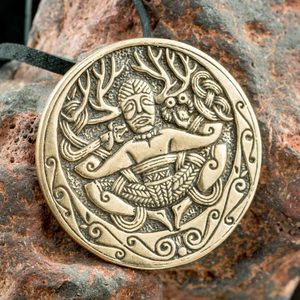 CERNUNNOS, MEDAILON, BRONZ - PŘÍVĚSKY - ŠPERKY