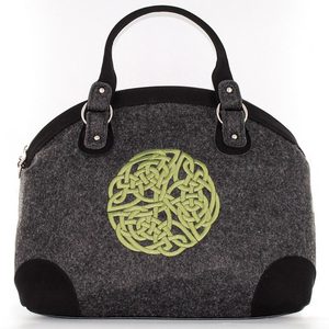 KABELKA TOTE - KELTSKÝ MOTIV, IRSKO - VLNĚNÉ KABELKY, TAŠKY - MÓDA