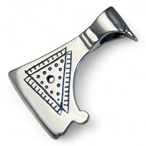 PERUNOVA SEKYRA ZDOBENÁ, STŘÍBRNÝ PŘÍVĚSEK, AG 925 - PŘÍVĚSKY - STŘÍBRNÉ ŠPERKY