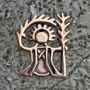 AKKA, SÁMSKÁ BOHYNĚ PLODNOSTI, PŘÍVĚŠEK BRONZ - PŘÍVĚSKY - ŠPERKY