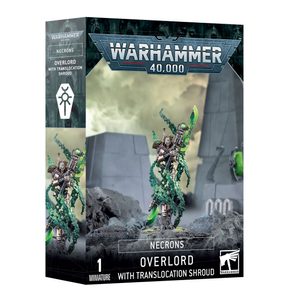 WARHAMMER 40K: NECRONS: OVERLORD WITH TRANSLOCATION SHROUD - WARHAMMER 40K - HRY A KNIHY