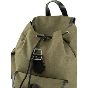 BATOH CANVAS DAY PACK ZELENÝ - OUTDOOR - TÁBOŘENÍ A ŘEMESLA